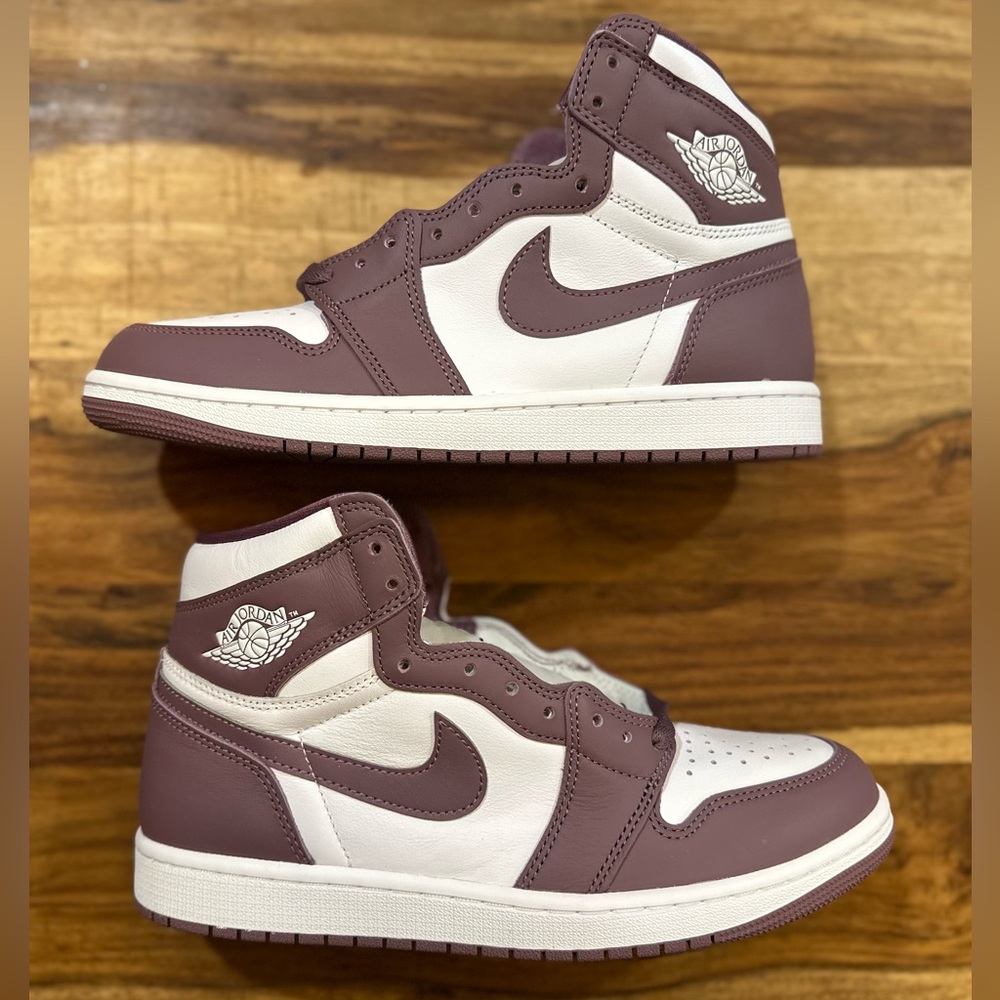 Nike Air Jordan 1 Retro High OG DZ5485-105 Men's Mauve Basketball Shoes Size 9.5